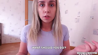 Stepmother And Stepson From The Very Beginning Knew Where He Was Going To Cum