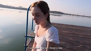 I met a sad cutie on the dock&period;&period;&period; Fucked her and the sadness was gone&excl;